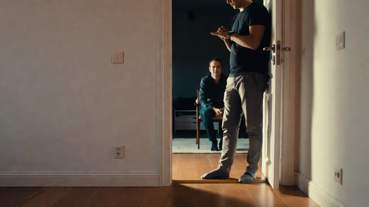 Partner taking a structured break during a disagreement