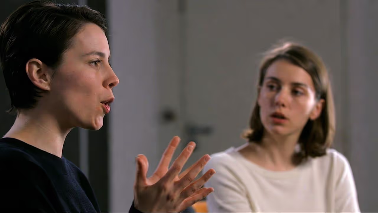 Partners communicating openly in an emotionally safe interaction